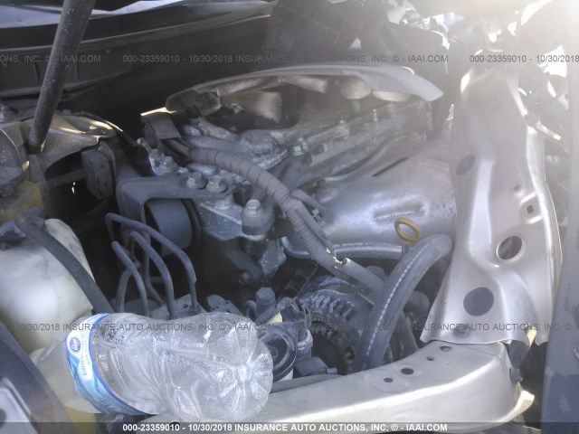 4T1BF3EK9AU007098 - 2010 TOYOTA CAMRY SE/LE/XLE ოქროსფერი ფოტო 10