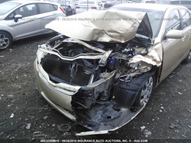 4T1BF3EK9AU007098 - 2010 TOYOTA CAMRY SE/LE/XLE ოქროსფერი ფოტო 6