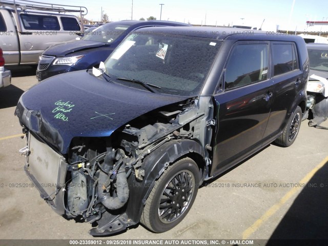 JTLKE50E581055119 - 2008 TOYOTA SCION XB ლურჯი ფოტო 2