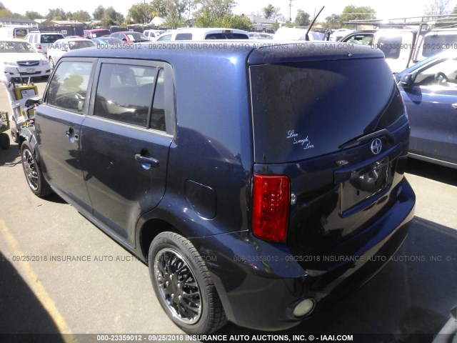 JTLKE50E581055119 - 2008 TOYOTA SCION XB ლურჯი ფოტო 3