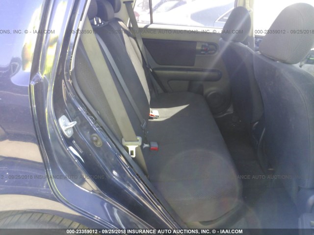 JTLKE50E581055119 - 2008 TOYOTA SCION XB ლურჯი ფოტო 8