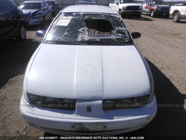1G8ZJ8273VZ151120 - 1997 SATURN SW2 WHITE photo 6