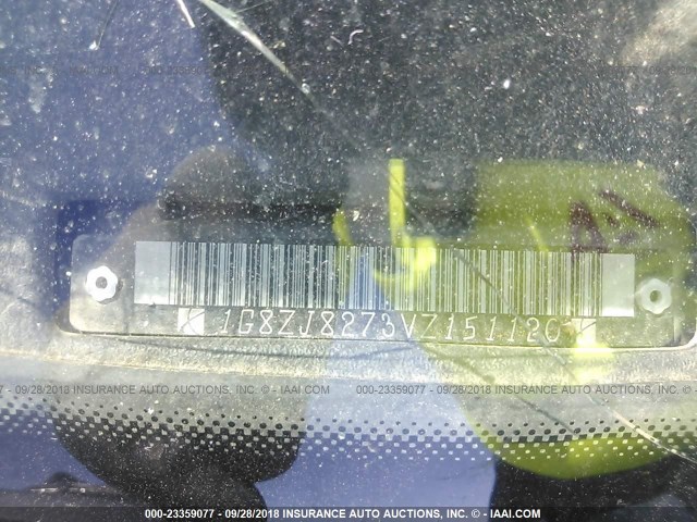 1G8ZJ8273VZ151120 - 1997 SATURN SW2 WHITE photo 9