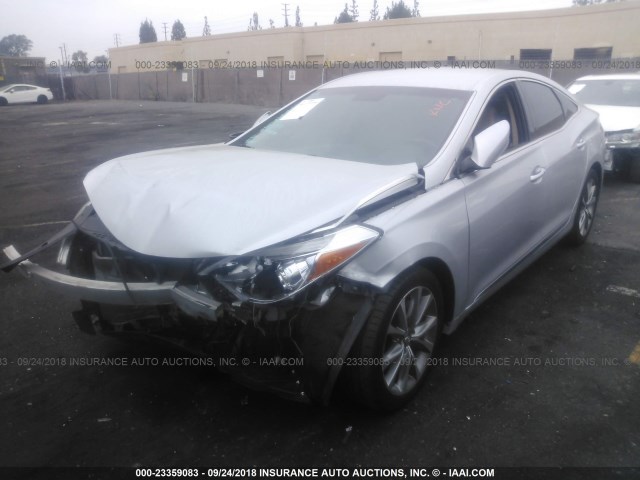 KMHFG4JG0FA463201 - 2015 HYUNDAI AZERA SILVER photo 2