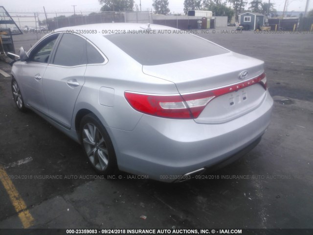 KMHFG4JG0FA463201 - 2015 HYUNDAI AZERA SILVER photo 3