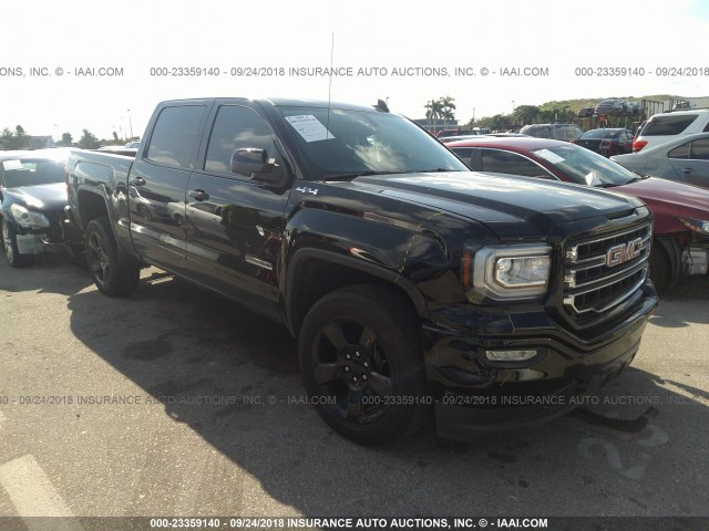 3GTU2MEC5JG110741 - 2018 GMC SIERRA K1500 SLE BLACK photo 1