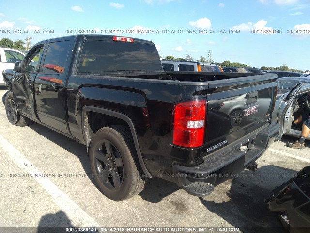 3GTU2MEC5JG110741 - 2018 GMC SIERRA K1500 SLE BLACK photo 3