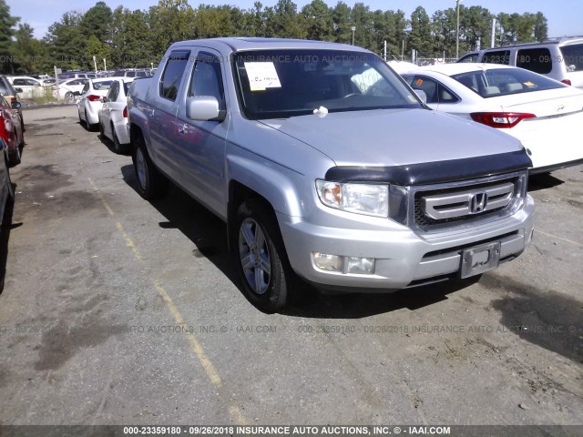 5FPYK1F5XAB003584 - 2010 HONDA RIDGELINE RTL SILVER photo 1