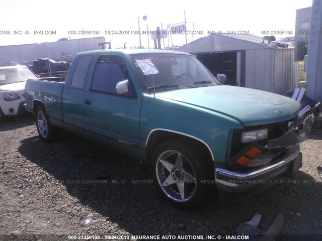 2GTEC19K5R1502592 - 1994 GMC SIERRA C1500 GREEN photo 1