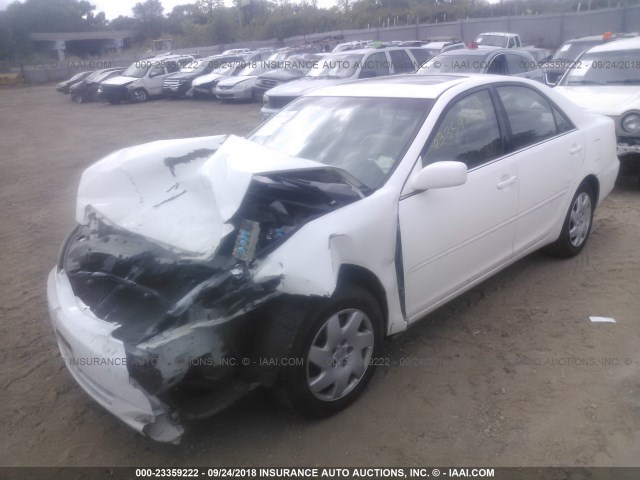 4T1BE32K34U363753 - 2004 TOYOTA CAMRY LE/XLE/SE WHITE photo 2