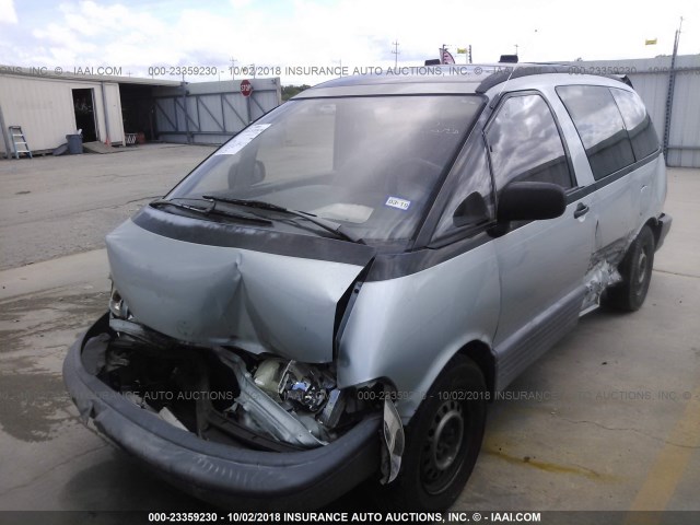 JT3AC12R5M0002267 - 1991 TOYOTA PREVIA LE GREEN photo 2