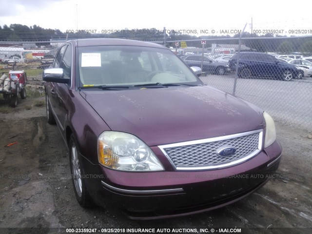 1FAHP25106G131995 - 2006 FORD FIVE HUNDRED LIMITED BURGUNDY photo 6