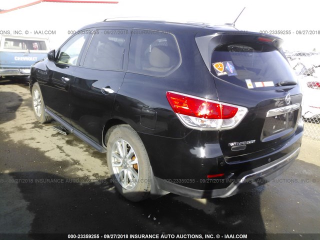 5N1AR2MM0DC643581 - 2013 NISSAN PATHFINDER S/SV/SL/PLATINUM BLACK photo 3