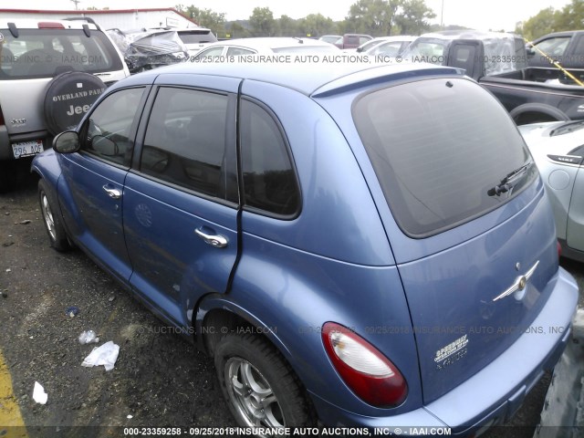 3A4FY48B07T546935 - 2007 CHRYSLER PT CRUISER BLUE photo 3