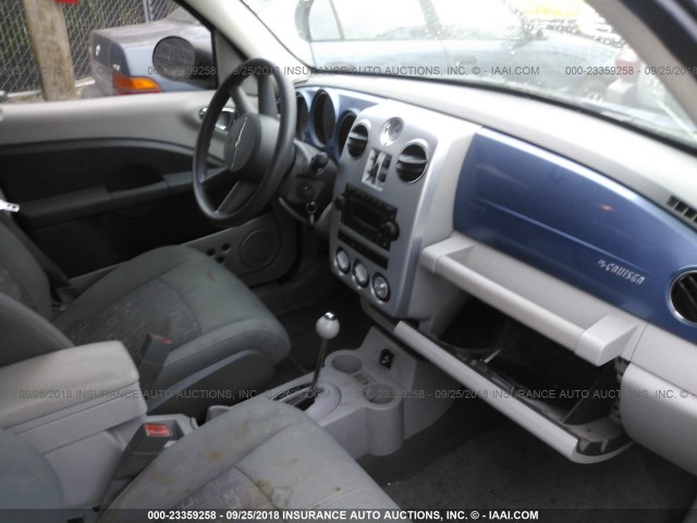 3A4FY48B07T546935 - 2007 CHRYSLER PT CRUISER BLUE photo 5