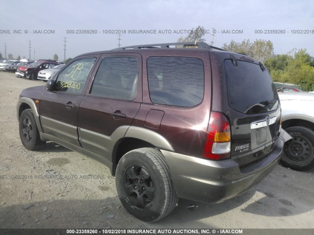 4F2YU09142KM16868 - 2002 MAZDA TRIBUTE LX/ES 栗色 照片 3
