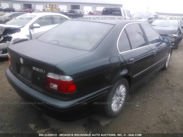 WBADT63482CH94516 - 2002 BMW 530 I AUTOMATIC GREEN photo 4