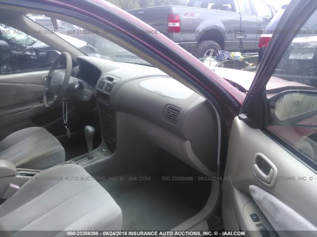 1NXBR12E0XZ165915 - 1999 TOYOTA COROLLA VE/CE/LE MAROON photo 5