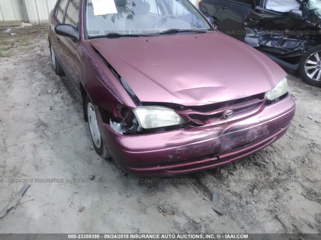 1NXBR12E0XZ165915 - 1999 TOYOTA COROLLA VE/CE/LE MAROON photo 6