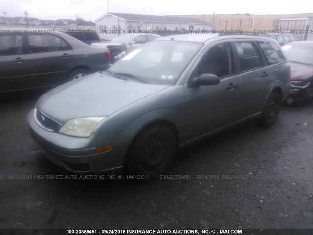 1FAFP36N66W103901 - 2006 FORD FOCUS ZXW GREEN photo 2