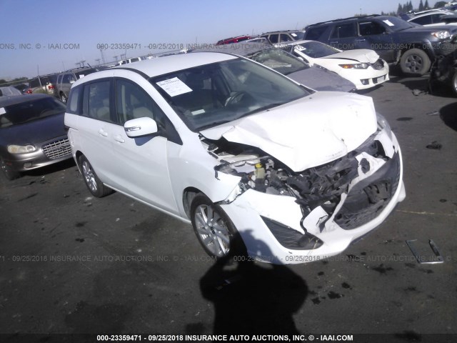 JM1CW2BL9F0183812 - 2015 MAZDA 5 SPORT WHITE photo 1