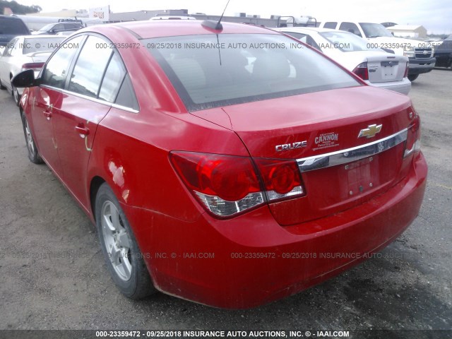 1G1PE5SB7G7135644 - 2016 CHEVROLET CRUZE LIMITED LT RED photo 3