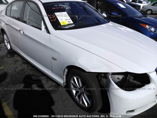 WBAPH5G52ANL80689 - 2010 BMW 328 I SULEV WHITE photo 6