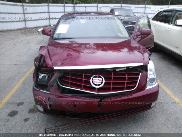 1G6KH5E68BU139707 - 2011 CADILLAC DTS PREMIUM COLLECTION RED photo 6