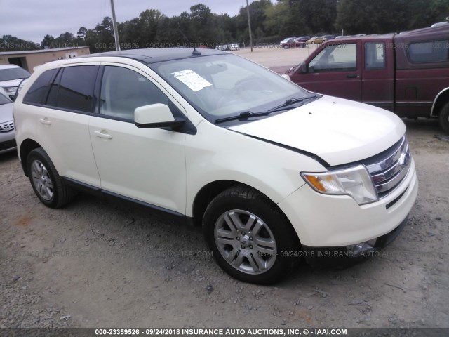 2FMDK49C37BB48308 - 2007 FORD EDGE SEL PLUS WHITE photo 1