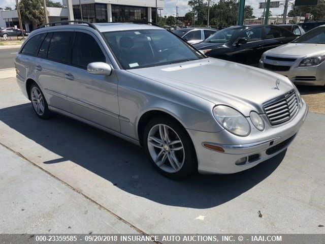 WDBUH87J46X185966 - 2006 MERCEDES-BENZ E 350 4MATIC WAGON SILVER photo 1