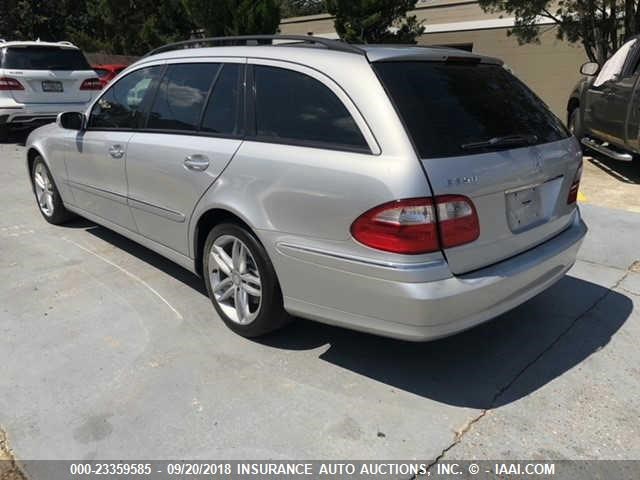 WDBUH87J46X185966 - 2006 MERCEDES-BENZ E 350 4MATIC WAGON SILVER photo 3