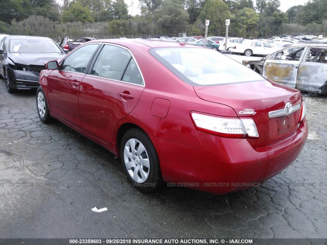 4T1BB3EK2AU117048 - 2010 TOYOTA CAMRY HYBRID RED photo 3