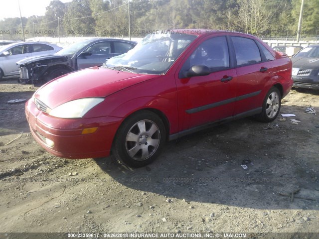 1FAFP34371W284825 - 2001 FORD FOCUS SE/SE SPORT RED photo 2