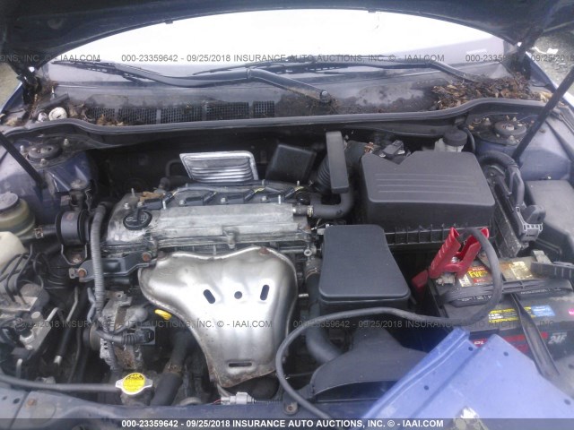 JTNBE46K973095639 - 2007 TOYOTA CAMRY NEW GENERAT CE/LE/XLE/SE BLUE photo 10