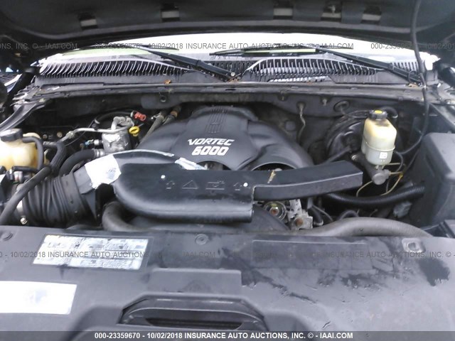 1GKEK63UX2J291111 - 2002 GMC DENALI BLACK photo 10