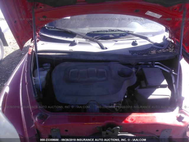 3GNDA13D38S642551 - 2008 CHEVROLET HHR LS წითელი ფოტო 10