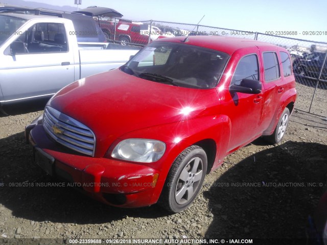 3GNDA13D38S642551 - 2008 CHEVROLET HHR LS წითელი ფოტო 2