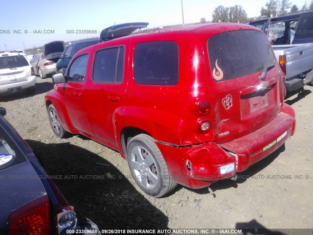3GNDA13D38S642551 - 2008 CHEVROLET HHR LS წითელი ფოტო 3
