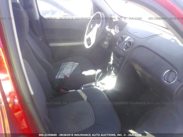 3GNDA13D38S642551 - 2008 CHEVROLET HHR LS წითელი ფოტო 5