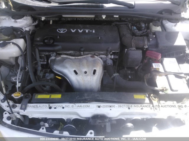 JTKDE167580261187 - 2008 TOYOTA SCION TC 白色 照片 10
