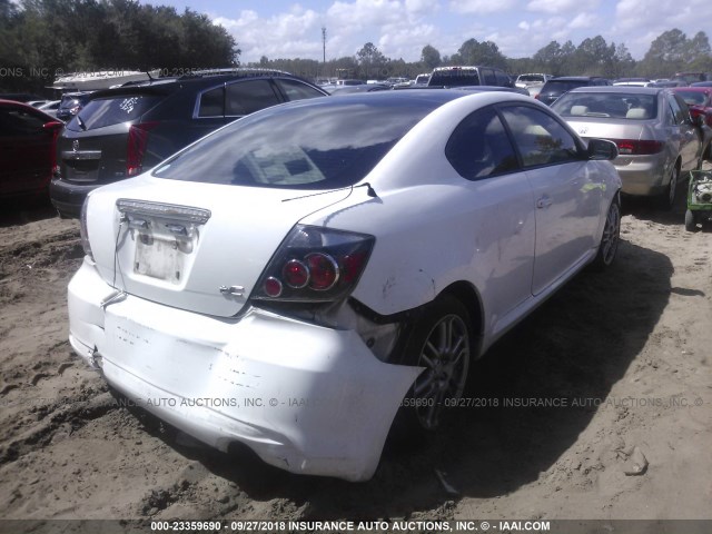 JTKDE167580261187 - 2008 TOYOTA SCION TC 白色 照片 4