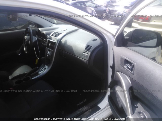 JTKDE167580261187 - 2008 TOYOTA SCION TC 白色 照片 5