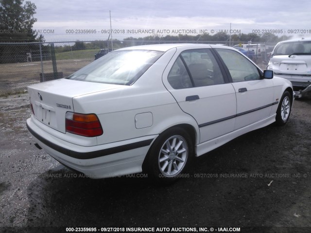 WBACD4321VAV48464 - 1997 BMW 328 I AUTOMATIC WHITE photo 4