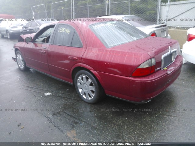 1LNHM87A33Y677064 - 2003 LINCOLN LS RED photo 3