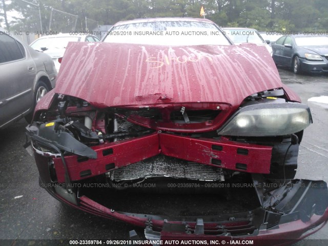 1LNHM87A33Y677064 - 2003 LINCOLN LS RED photo 6