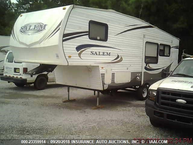 4X4FSMZ27BA302599 - 2012 FOREST RIVER SALEM  WHITE photo 1