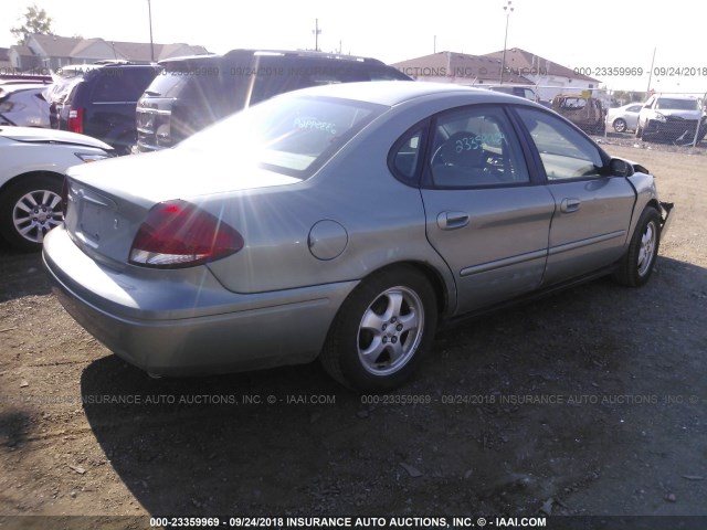 1FAFP53U66A258274 - 2006 FORD TAURUS SE GRAY photo 4