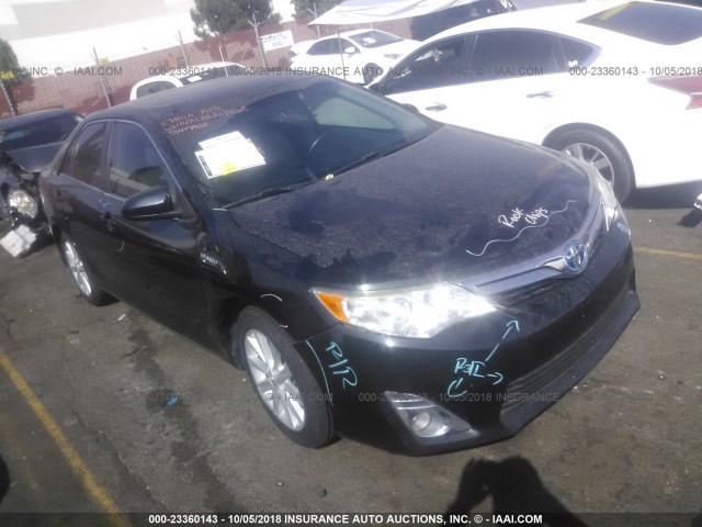 4T1BD1FK2CU022974 - 2012 TOYOTA CAMRY HYBRID/LE/XLE 深蓝色 照片 1