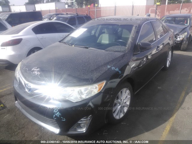 4T1BD1FK2CU022974 - 2012 TOYOTA CAMRY HYBRID/LE/XLE 深蓝色 照片 2