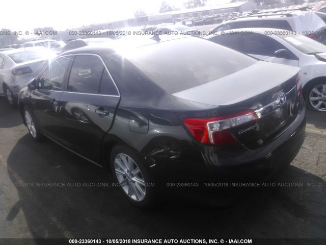 4T1BD1FK2CU022974 - 2012 TOYOTA CAMRY HYBRID/LE/XLE 深蓝色 照片 3